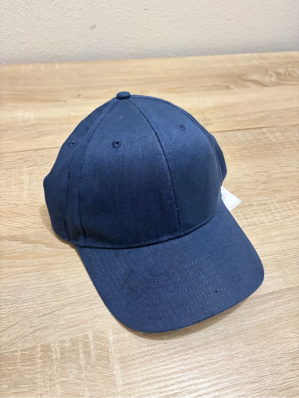 Linen Navy Baseball Cap - Ralph Lauren